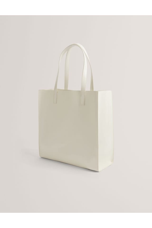 Ted Baker Ted Baker Women's Rose Detail Crinkle Large Tote Bag Ivory - 3