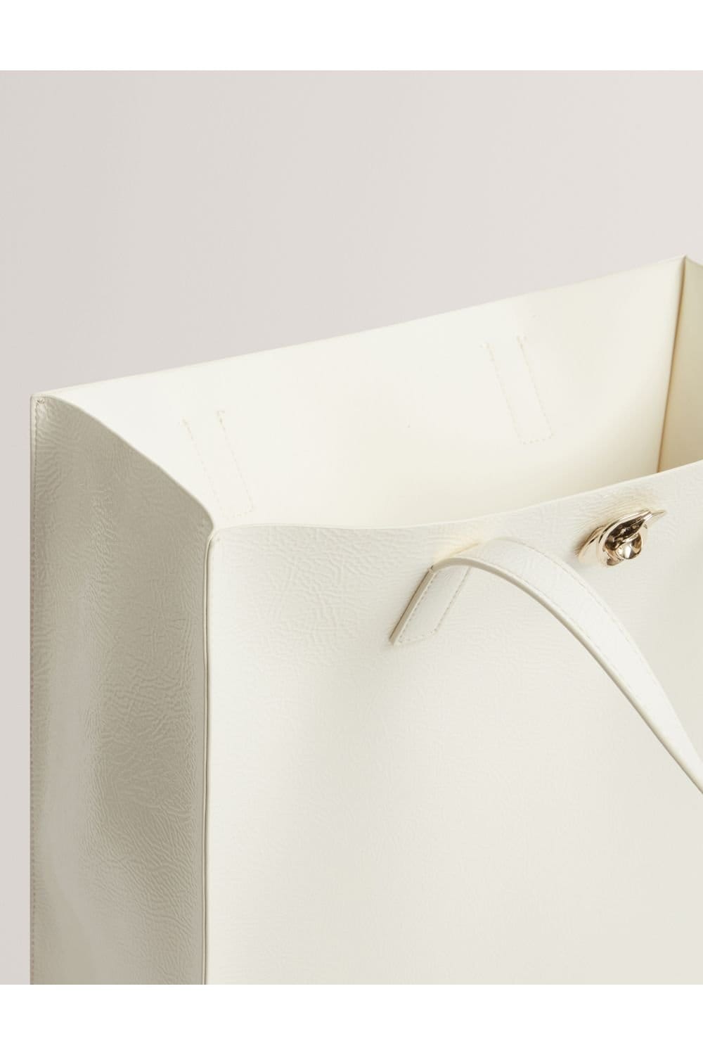 Ted Baker Ted Baker Women's Rose Detail Crinkle Large Tote Bag Ivory - 4