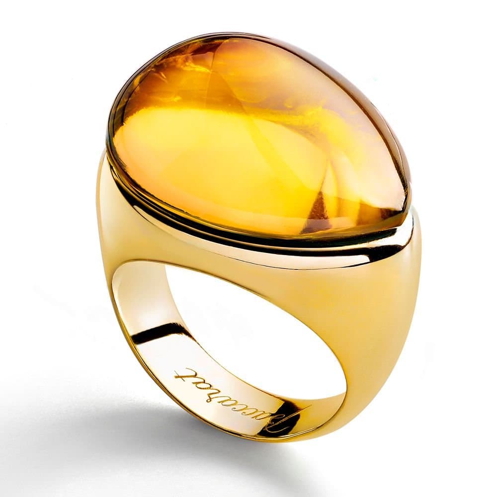 baccarat Baccarat Women's Golden Glow Ring 2805638 in Yellow