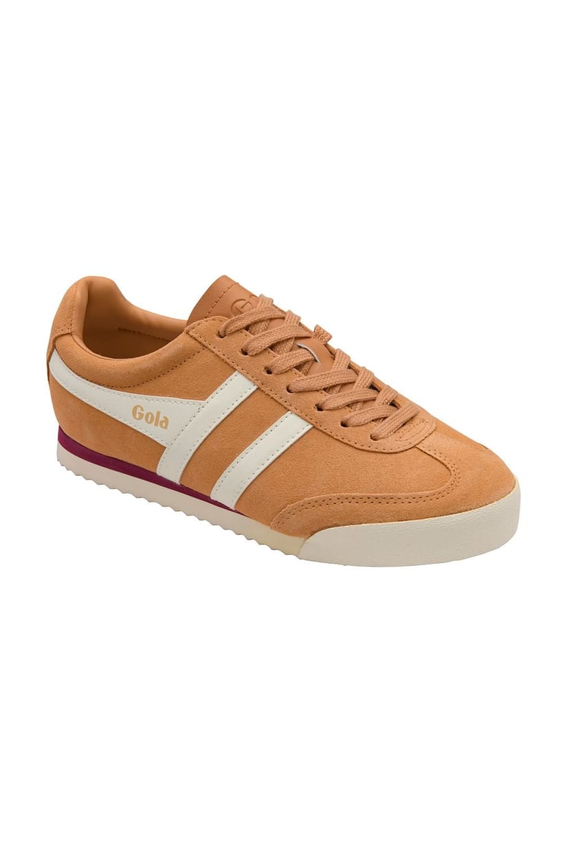 Gola Classics Gola Classics Women's 'Apollo' Suede Lace-Up Trainers in Light Tan - 1