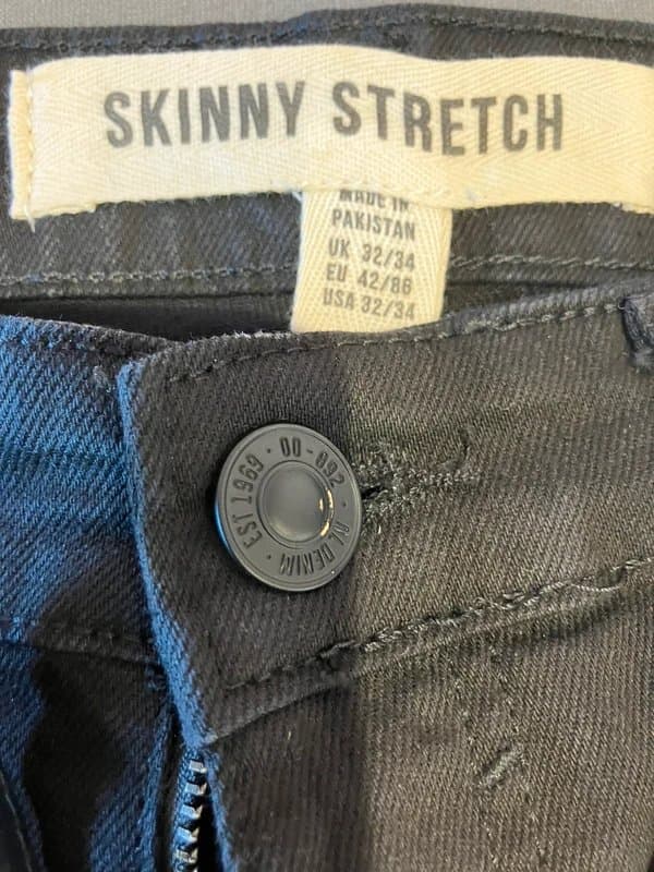 New Look Men’s Black Denim Jeans