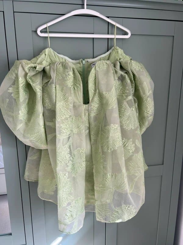 ASOS ASOS Edition - green strapless mini dress