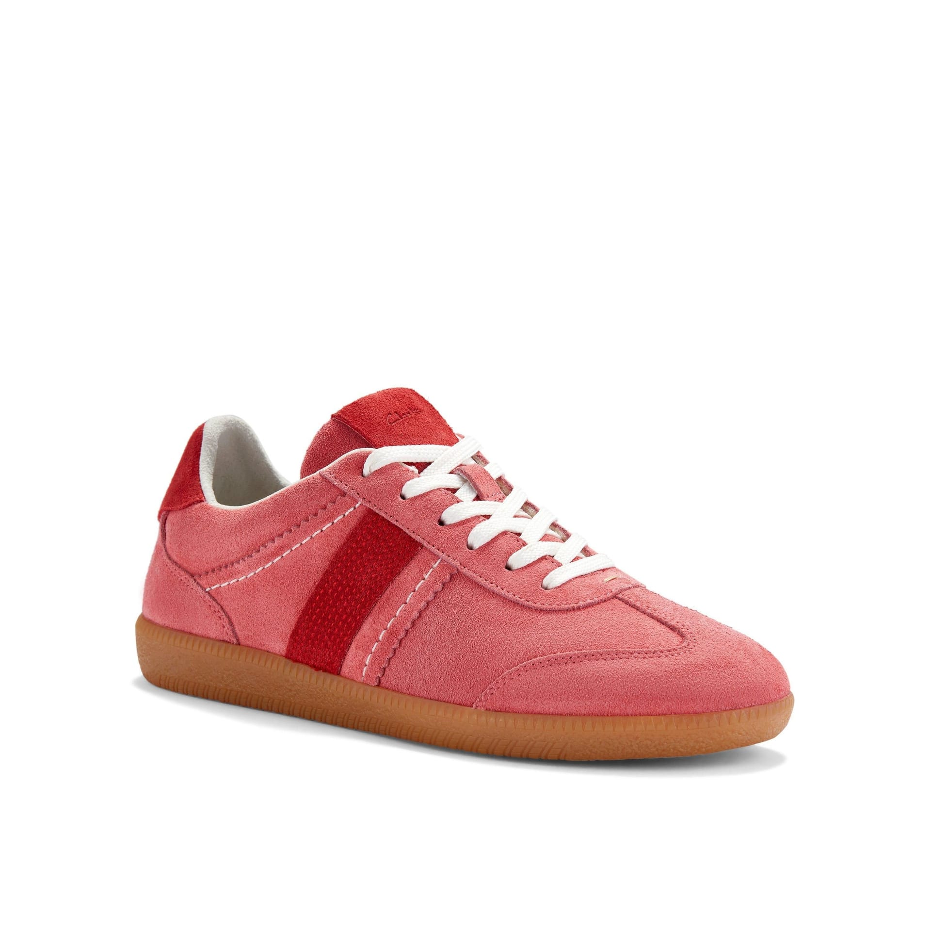 Clarks Clarks Women's Stara Walk Pink Suede Trainers - 4
