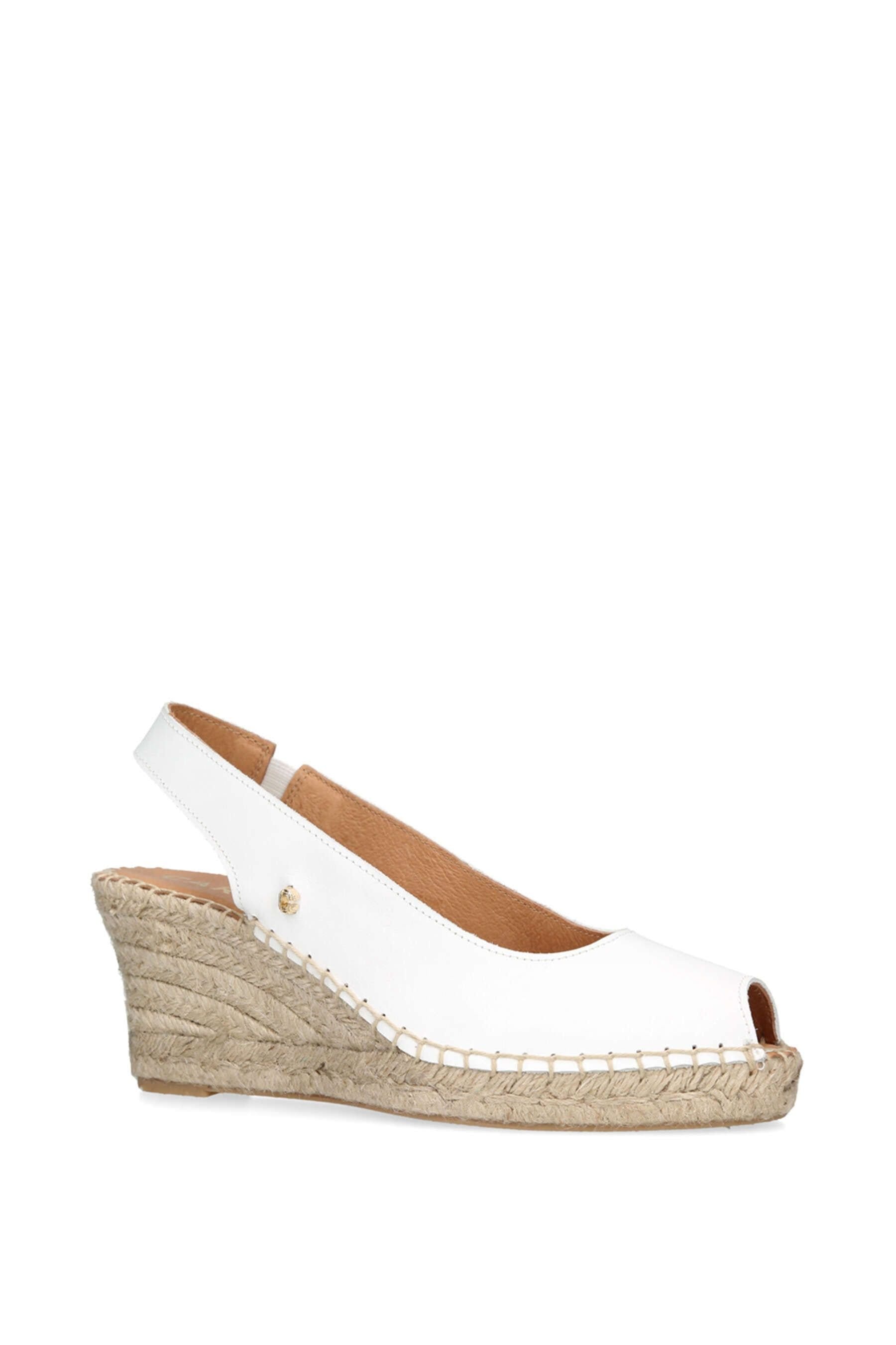 Carvela Carvela Women's 'Sharon 2' Leather Sandals in White - 4