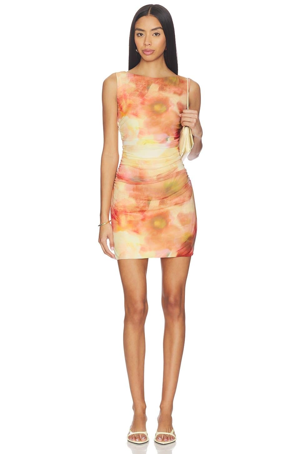 revolve Aria Mesh Mini Dress