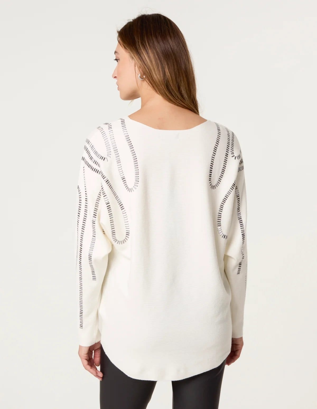 Blue Vanilla Embellished Shoulder Jumper - 4