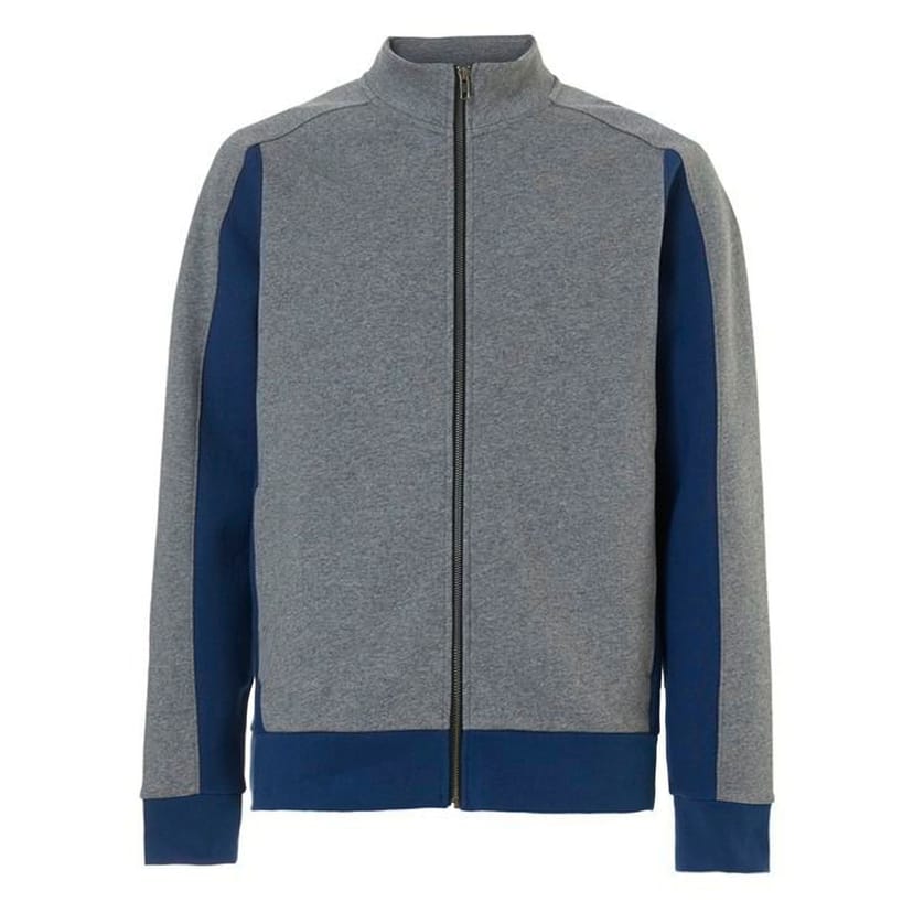 Oakley Oakley Men's Block Colour Fleece Zip Up Sweatshirt Grey - 1