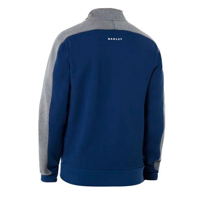 Oakley Oakley Men's Block Colour Fleece Zip Up Sweatshirt Grey - 2