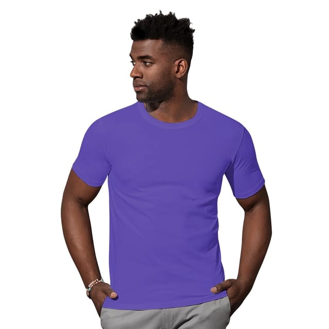 Stedman Stars Stedman Stars Men's Morgan Crew Neck Tee in Lilac - 2