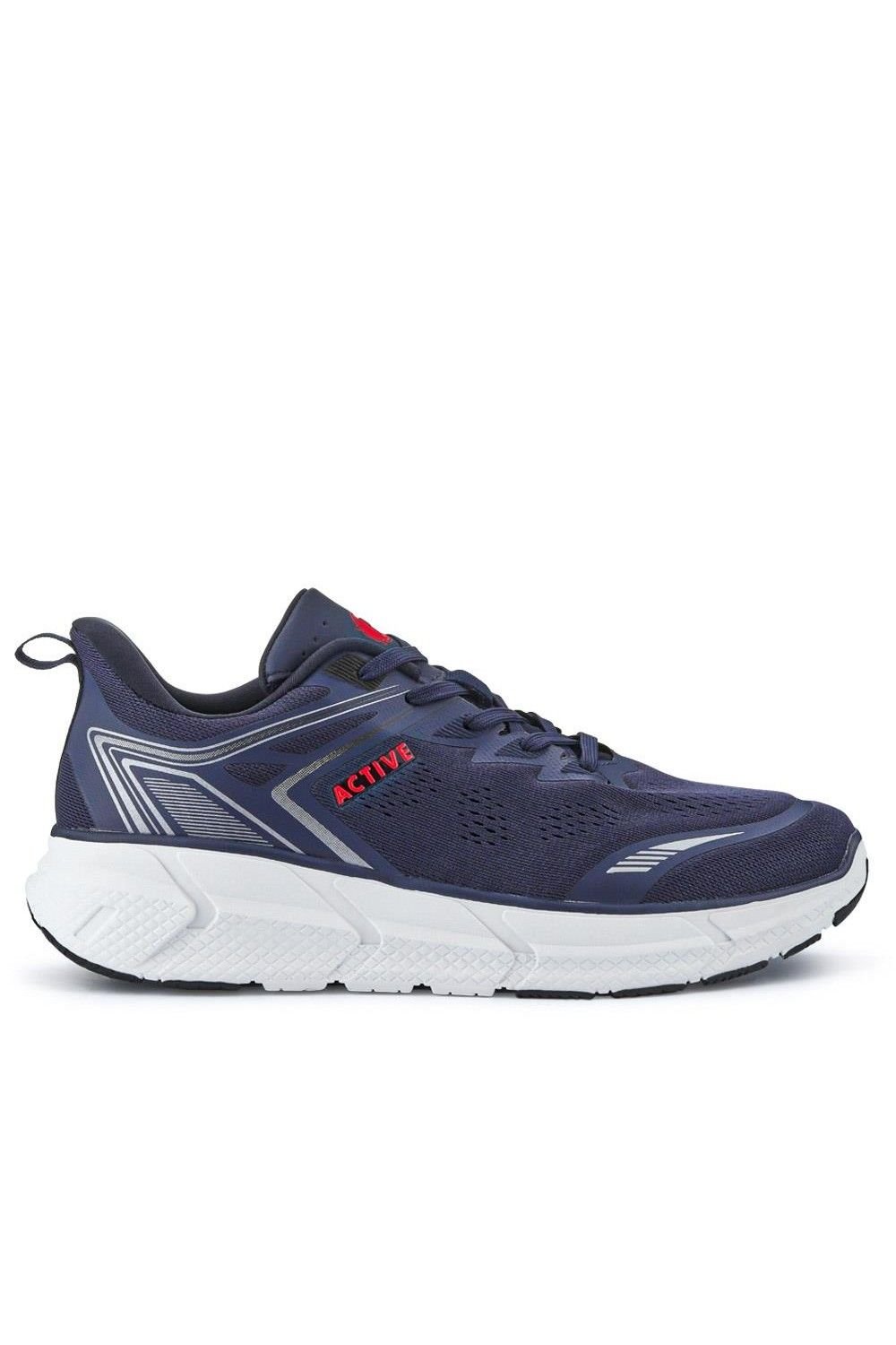 Pavers Pavers Men's Just Step In Wide Fit Memory Foam Trainers in Navy - 2