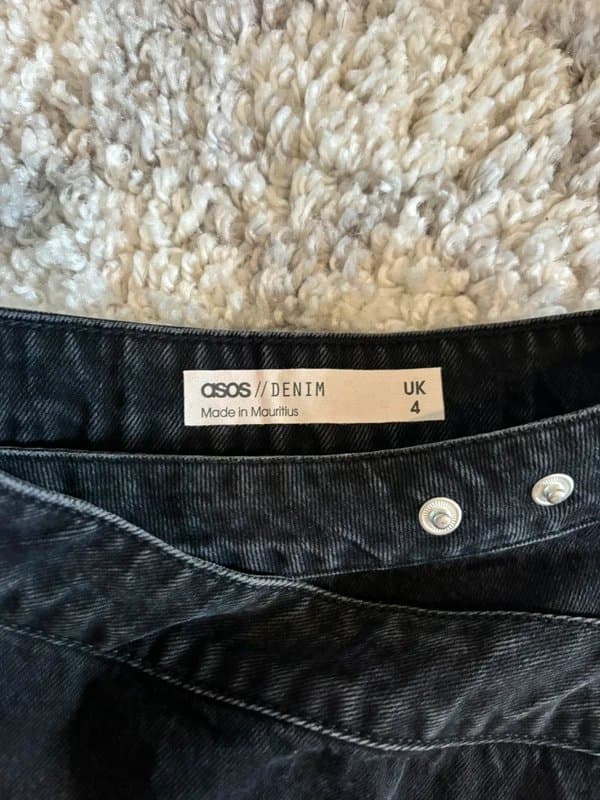ASOS ASOS Black Denim Skirt