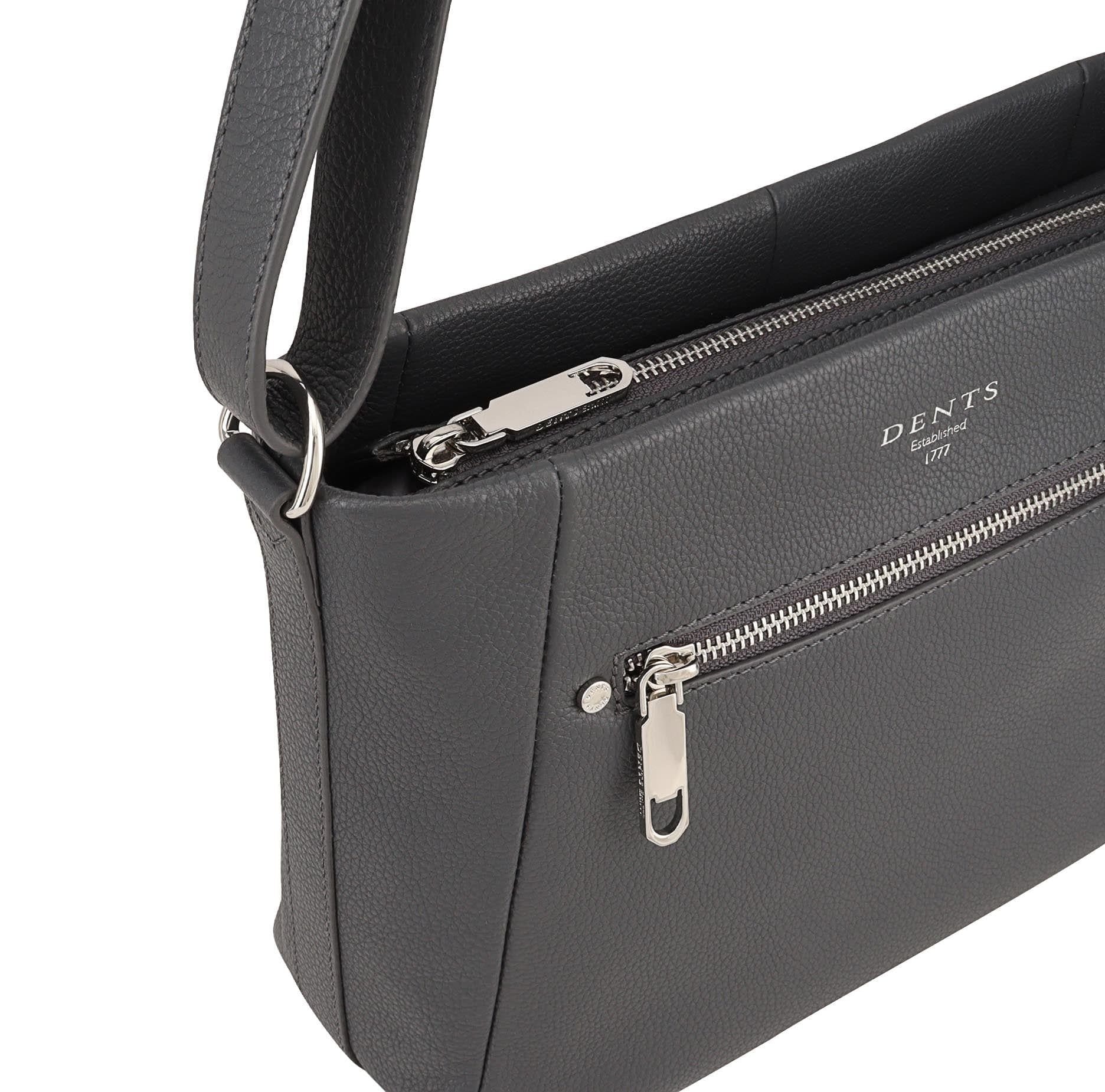 Dents Dents Women's Chester Leather Handbag in Grey - 4