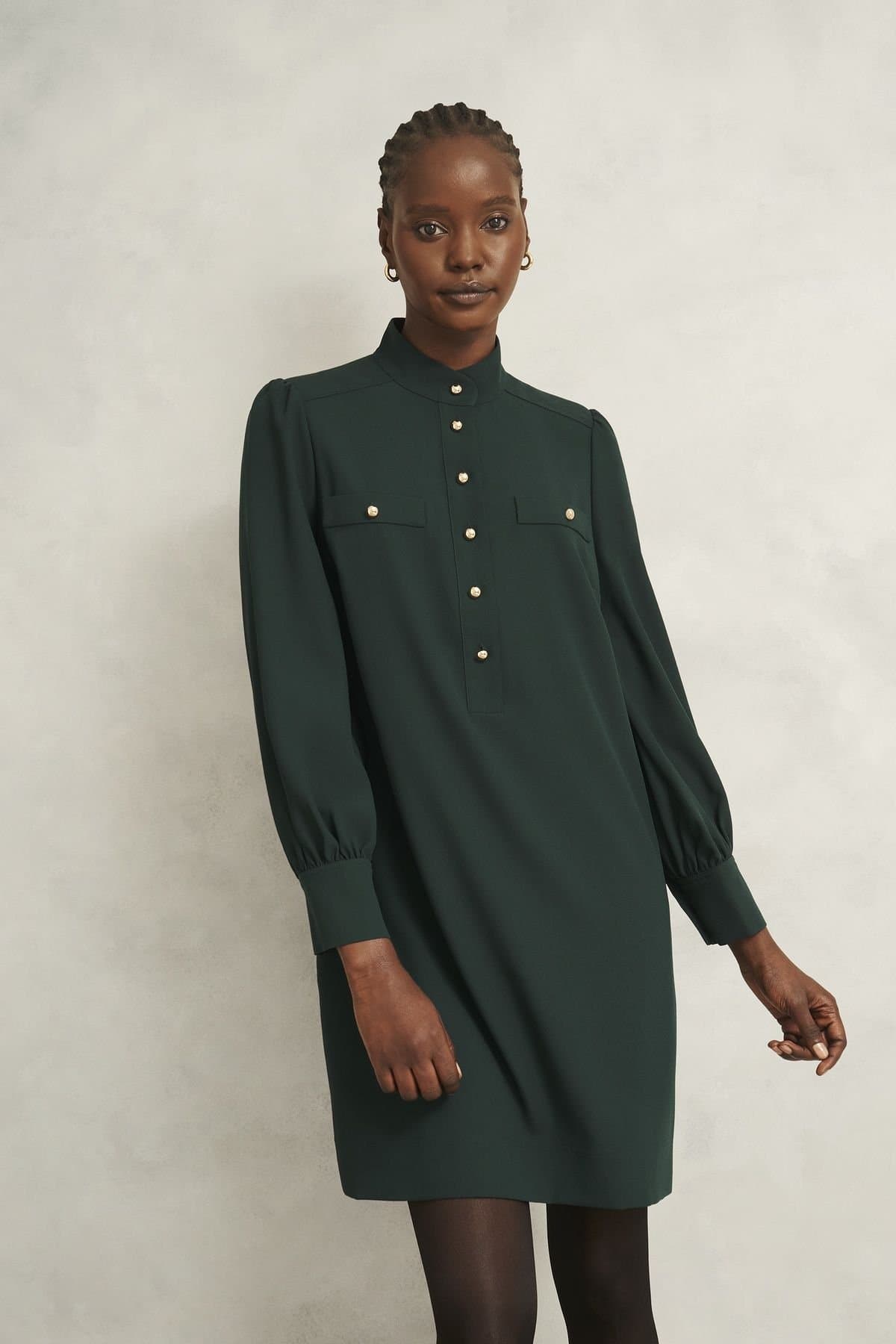 Hobbs London Hobbs London Women's STEPHANIE DRESS in Bottle Green