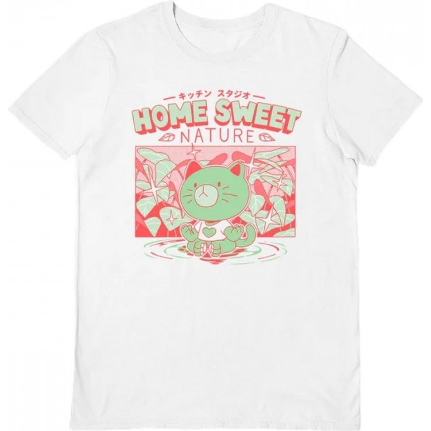 Ilustrata Ilustrata Men's Home Sweete Nature T-Shirt in White