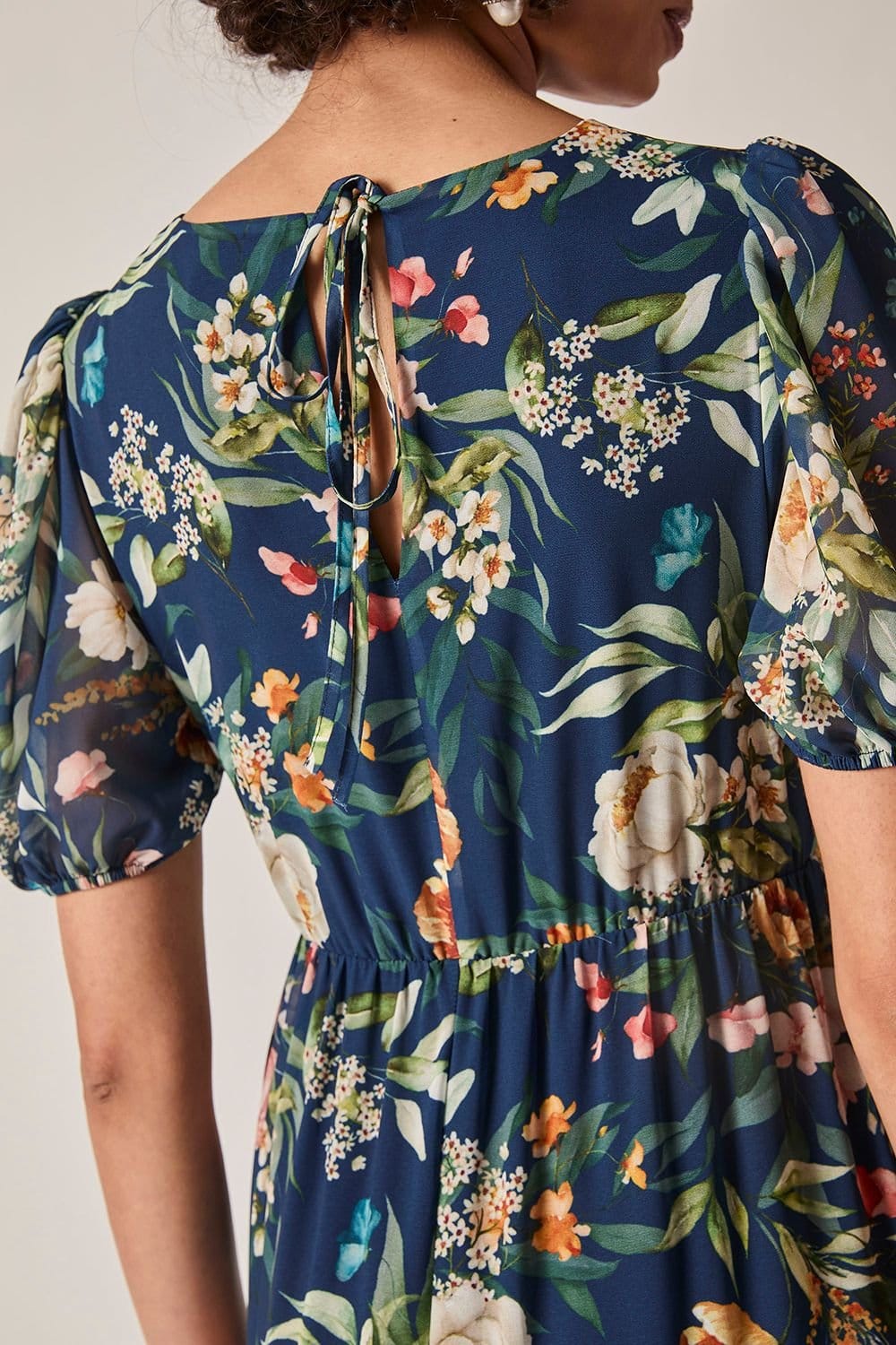 James Lakeland James Lakeland Women's Navy Botanical Floral Maxi Dress - 4