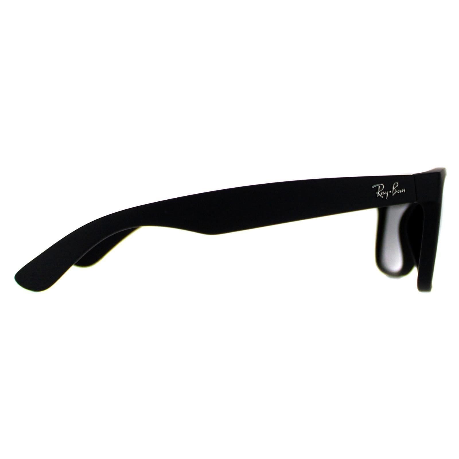 Ray-Ban Ray-Ban Men's Rectangle Rubber Black Grey Mirror Sunglasses - 4