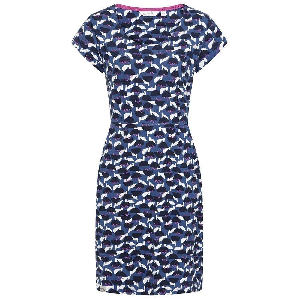 Lazy Jacks Lazy Jacks Women's Stem Capped Sleeved Dress in Blue