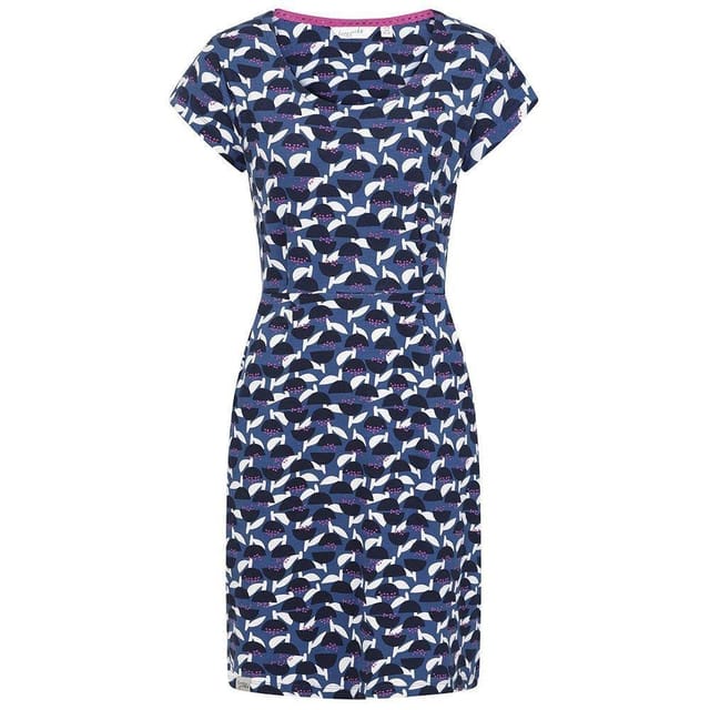 Lazy Jacks Lazy Jacks Women's Stem Capped Sleeved Dress in Blue - 2