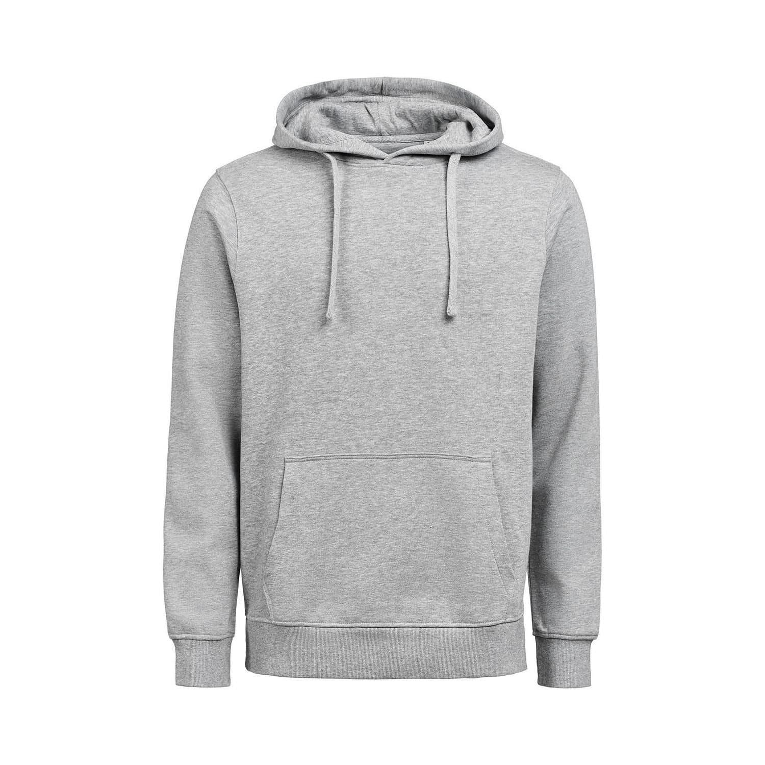 Untagged Movement Untagged Movement Men's Cotton Regular Drawstring Hoodie in Grey