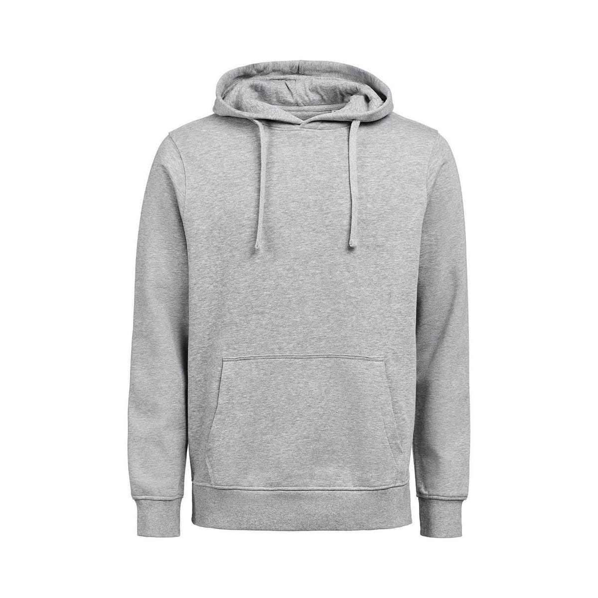 Untagged Movement Untagged Movement Men's Cotton Regular Drawstring Hoodie in Grey - 1