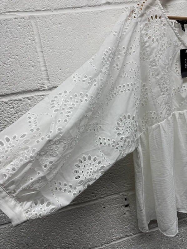 New Look New Look Curves Broderie Anglaise Blouse Top UK 26 New