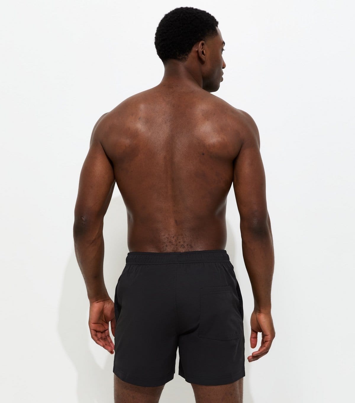 jack & jones Men's Black Regular Drawstring Swim Shorts Jack & Jones New Look - 4