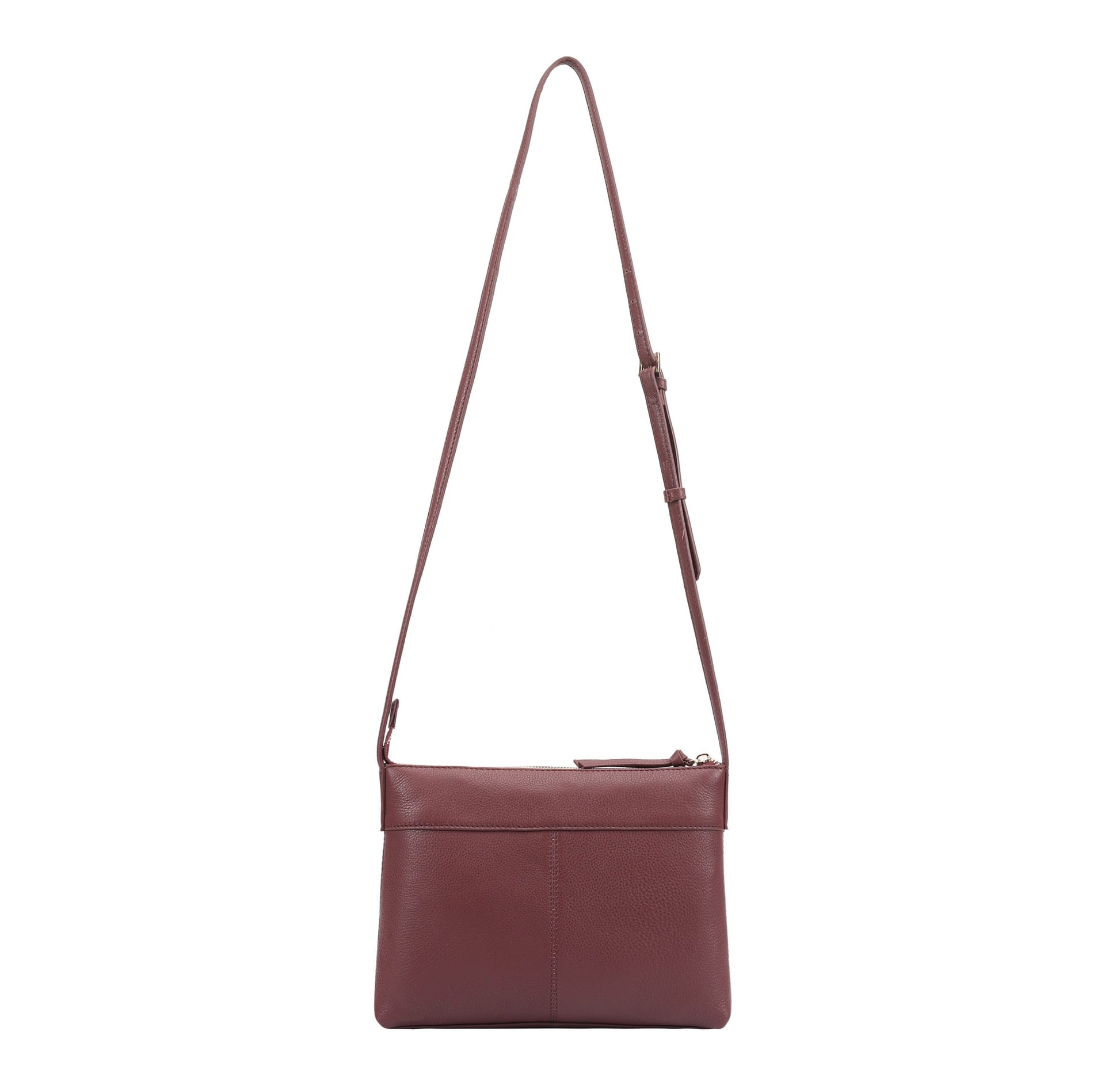 Paul Costelloe Paul Costelloe Women's Amiata Leather Cross Body Bag in Purple - 4