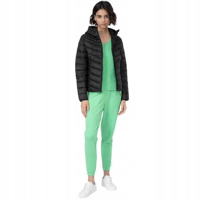 4F 4F Women's SS23TDJAF095 Down Jacket in Black - 3
