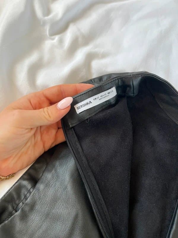 Bershka Leather top