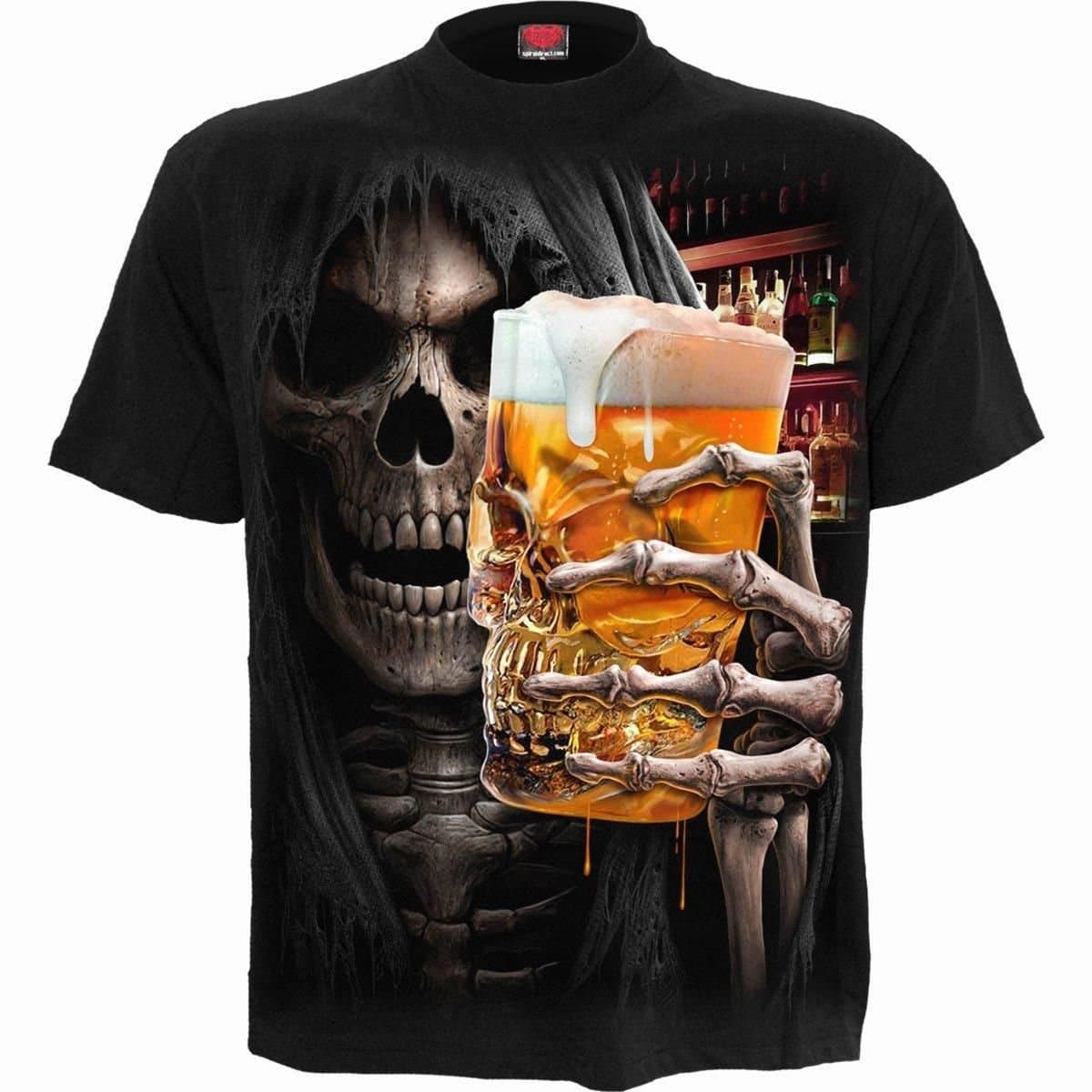 Spiral Spiral Men's LIVE LOUD - T-Shirt Black