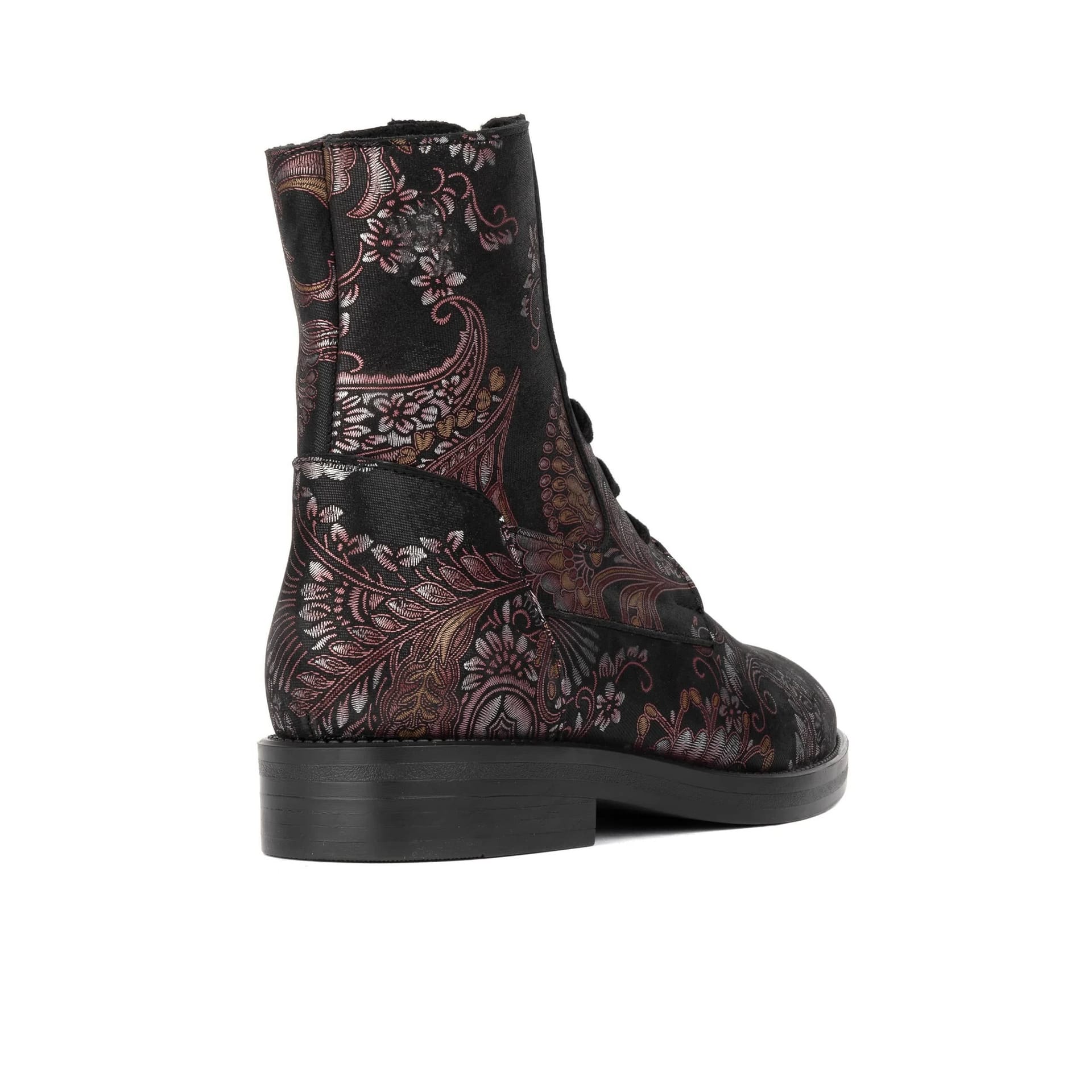 Embassy London Embassy London Women's Didi Wool - Black & Burgundy - 4
