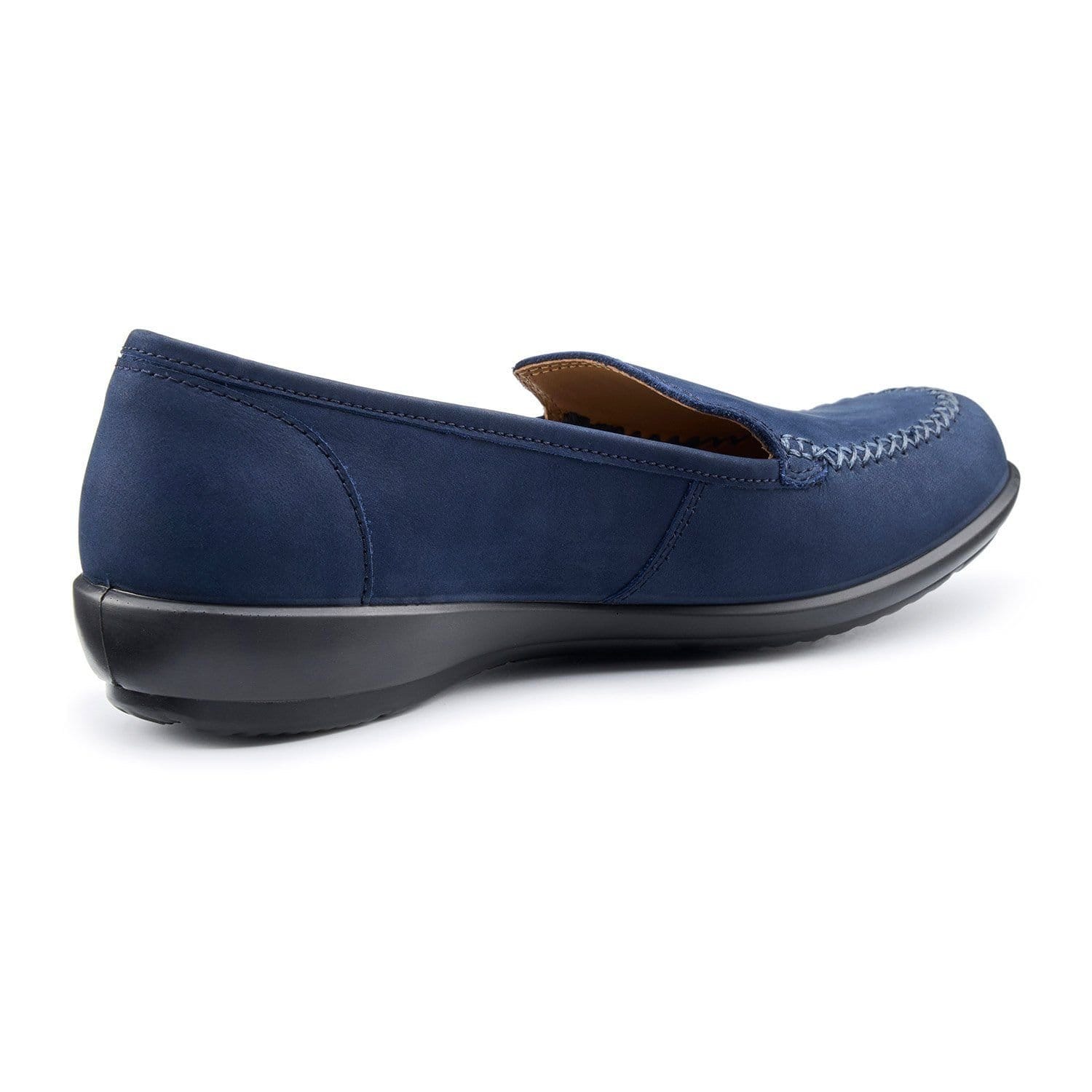 Hotter Hotter Women's Extra Wide 'Jazz' Moccasins in Navy - 4