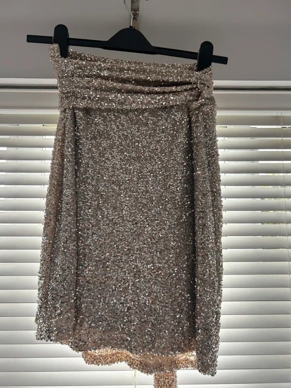 Never Fully Dressed Never Fully Dressed sequin wrap skirt