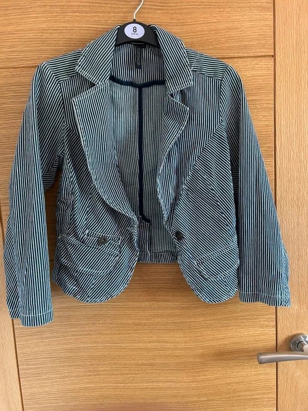 Topshop Women’s Denim blazer