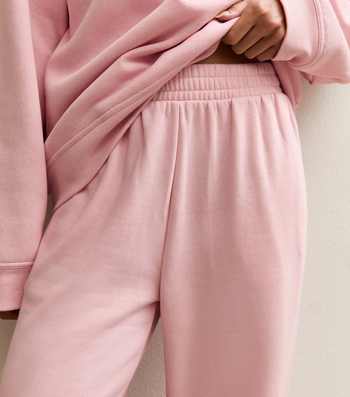 New Look Light Pink Wide Leg Joggers
