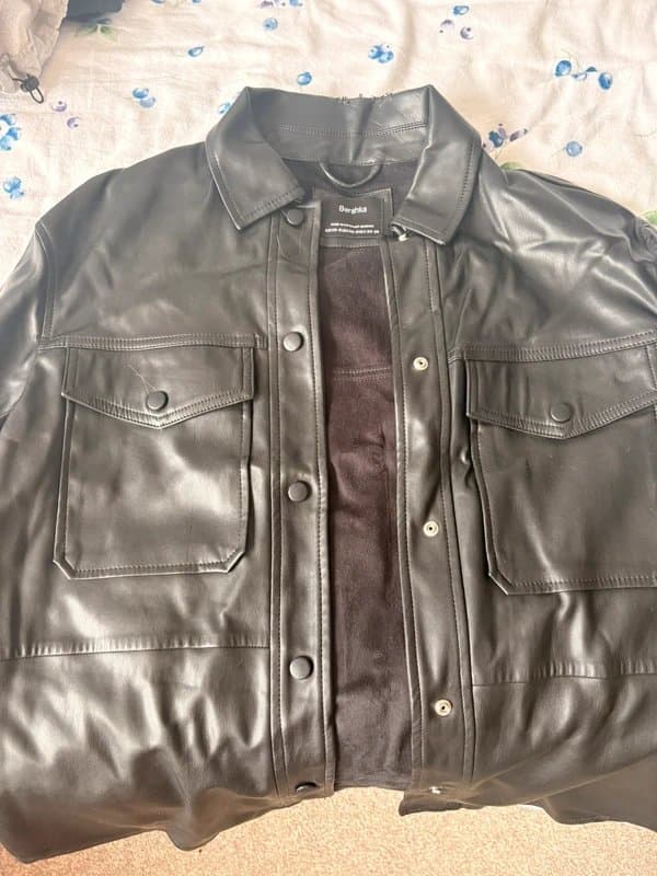 Bershka bershka leather jacket