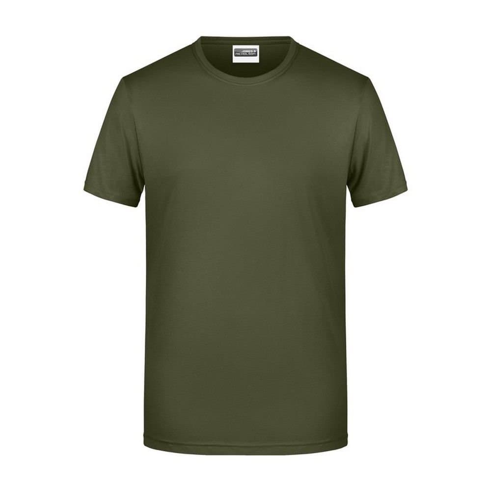 James and Nicholson James and Nicholson Men's Basic T-Shirt in Olive