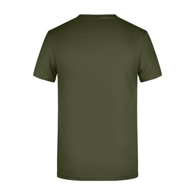 James and Nicholson James and Nicholson Men's Basic T-Shirt in Olive - 2