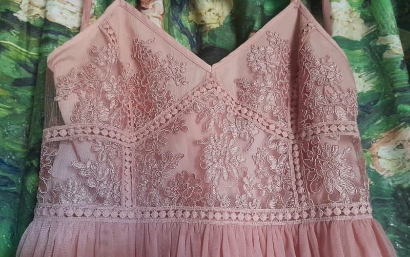 New Look New Look Pink Tulle Mini Dress