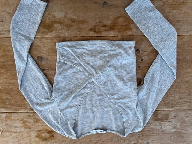 Bershka Bershka Wrap around top lace Ballerina Style Grey Size S