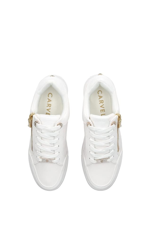 Carvela Carvela Women's 'Jive Zip' Trainers in White - 2