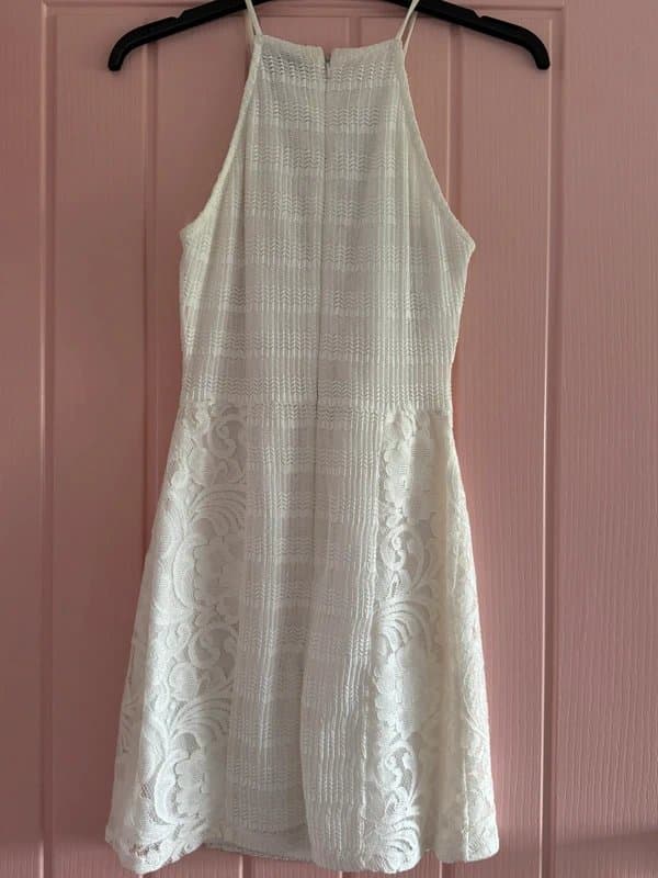 Topshop Topshop White Lace Dress