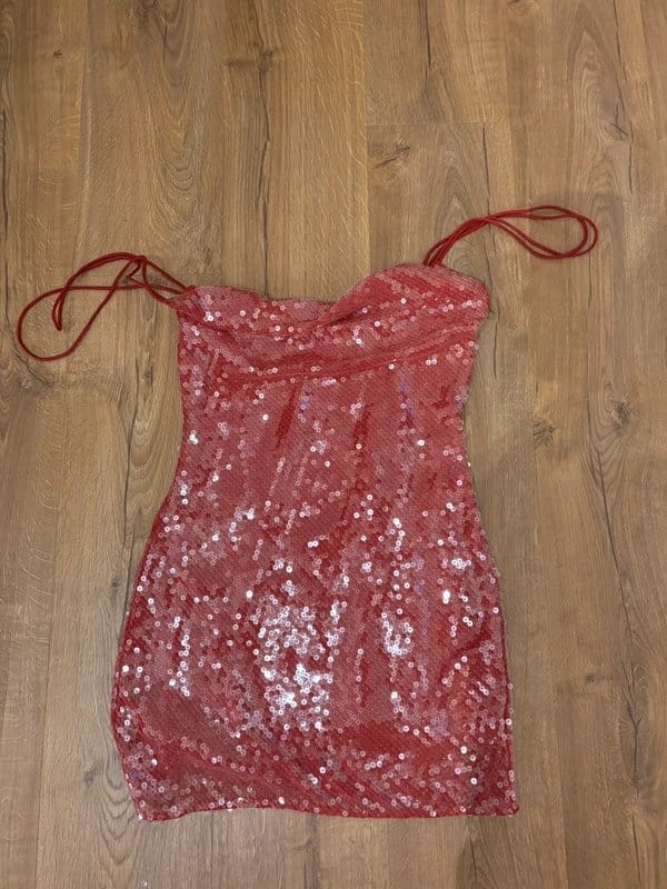 ASOS Asos sequin red mini dress - 1