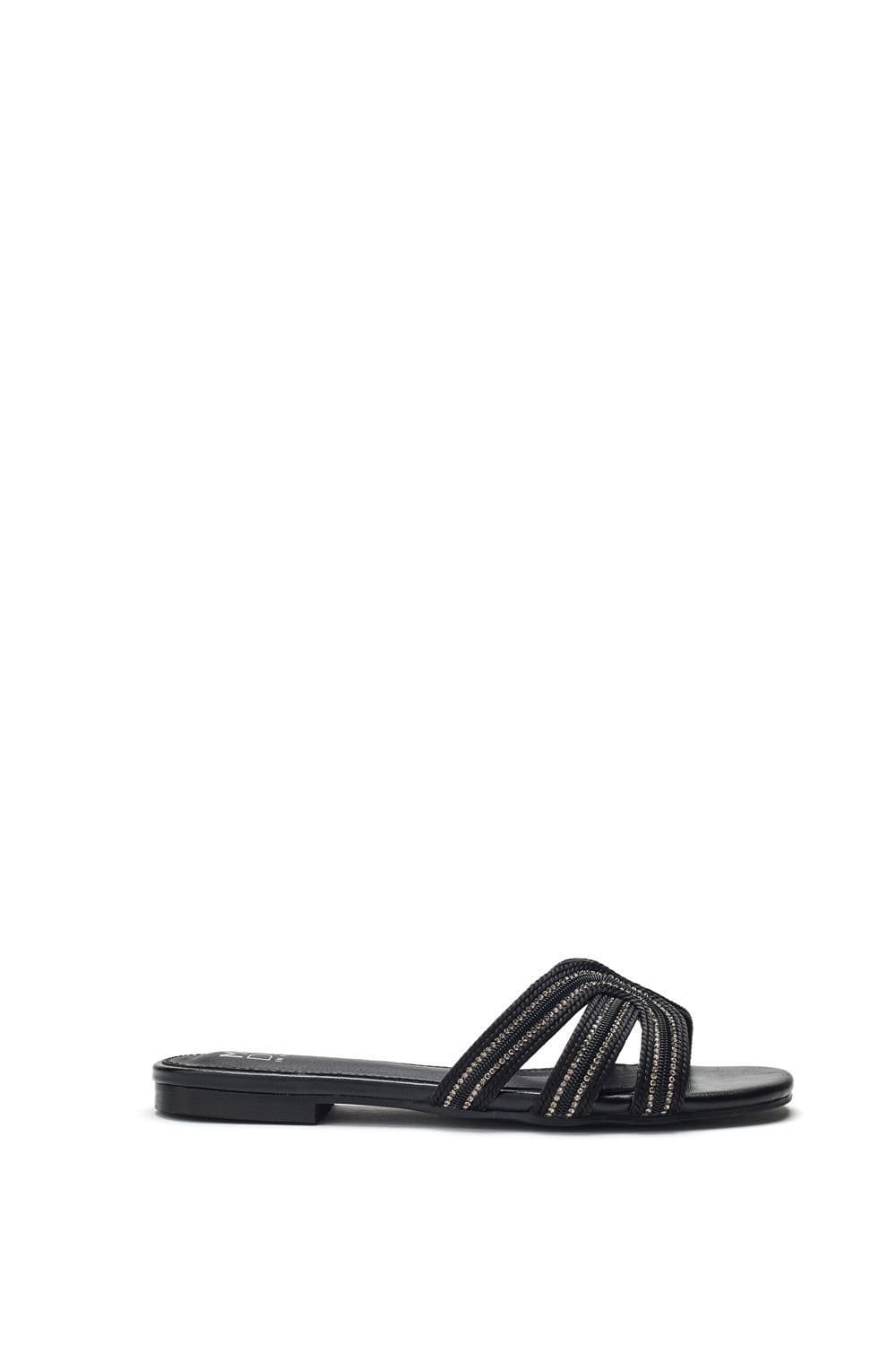 Moda In Pelle Moda In Pelle Women's 'Nymph' Textile Sandals in Black - 1