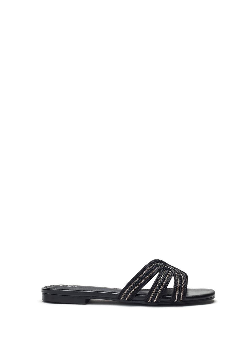Moda In Pelle Moda In Pelle Women's 'Nymph' Textile Sandals in Black