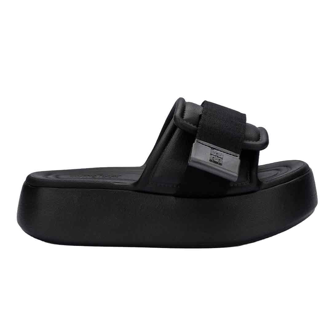 Melissa Shoes Melissa Shoes Women's Free Fuzzy Slide Platform in Black