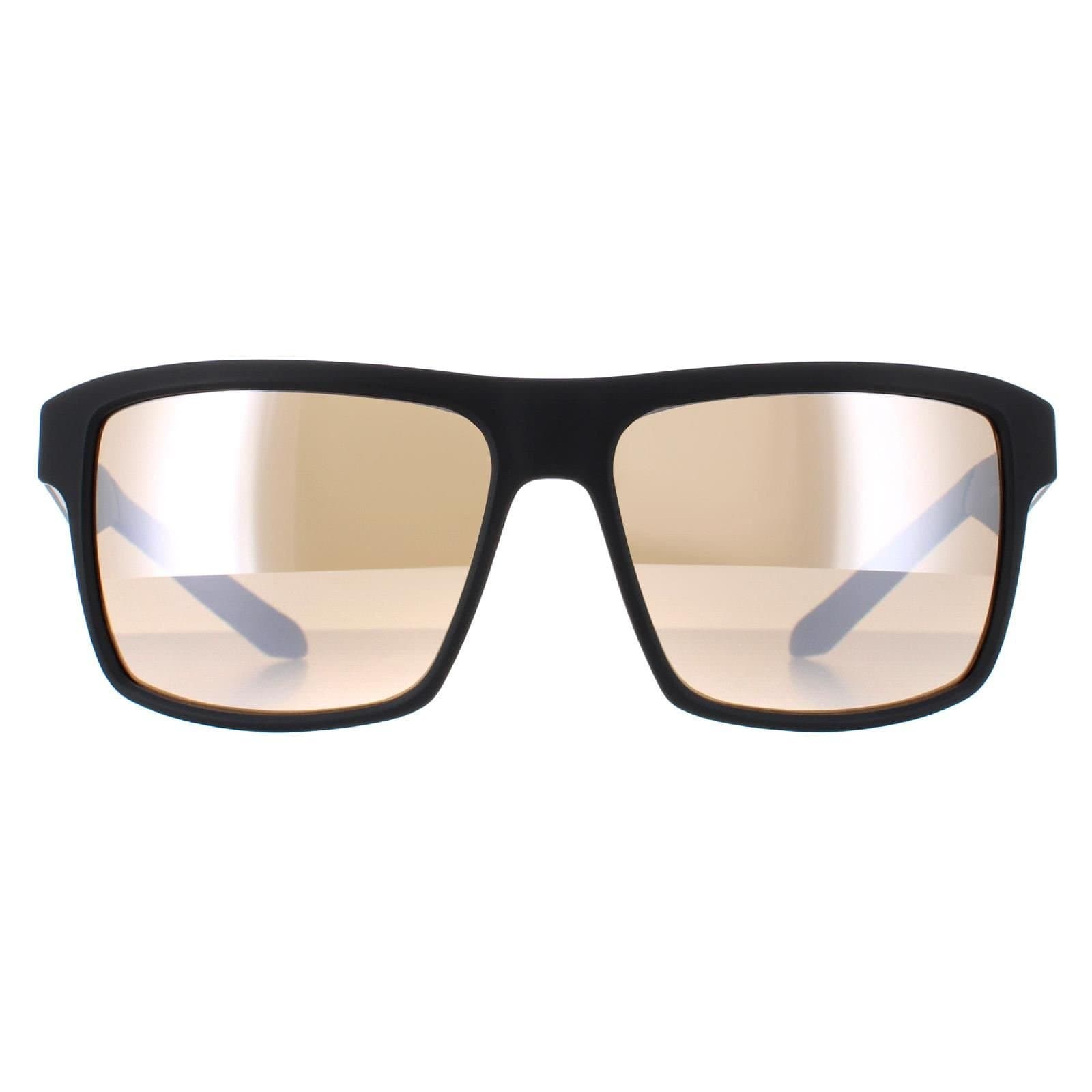 Dragon Dragon Men's Square Matte Black Lumlens Silver Ionized Space