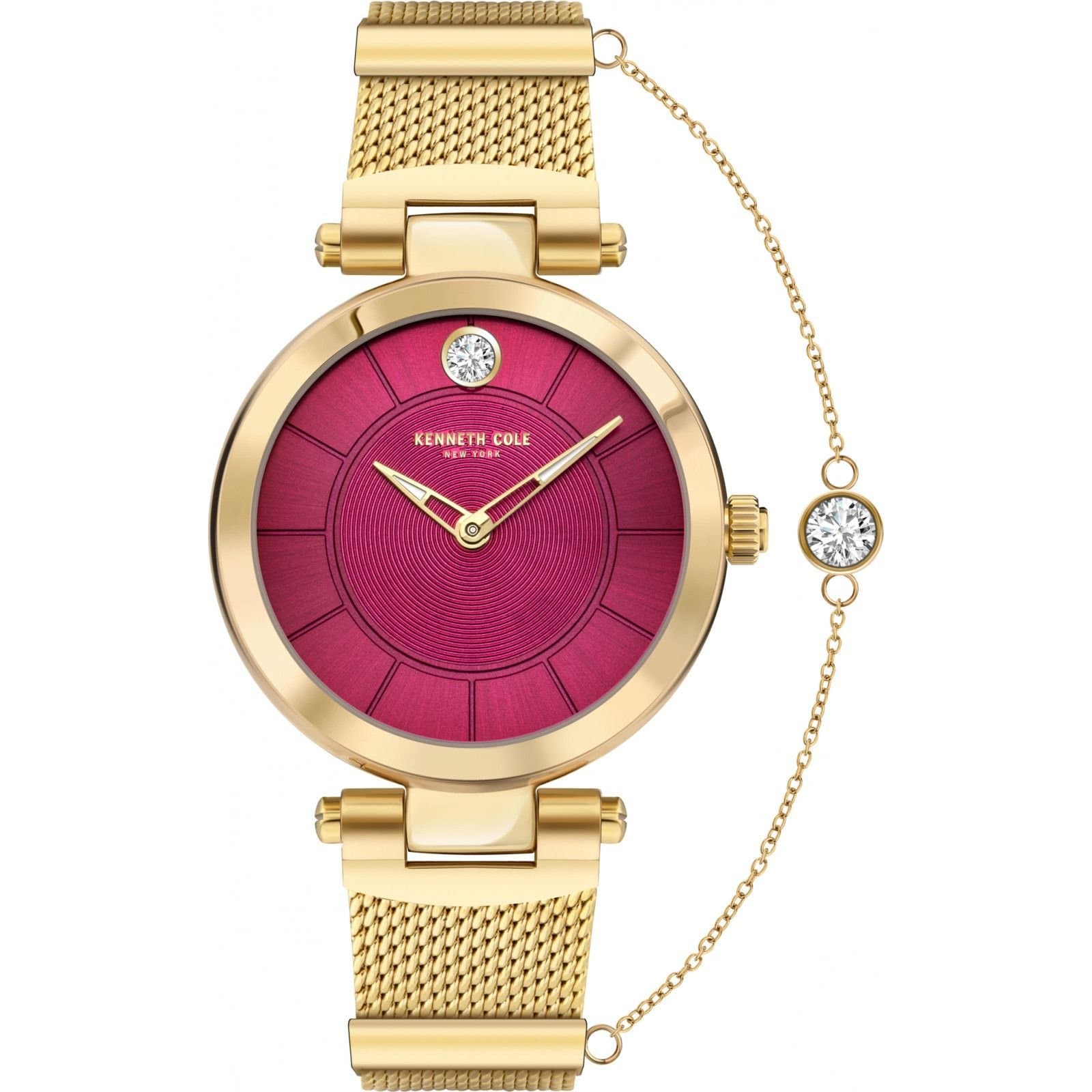 Kenneth Cole Kenneth Cole Women's KCWLG2106104 Classic 34mm Quartz Watch in Gold