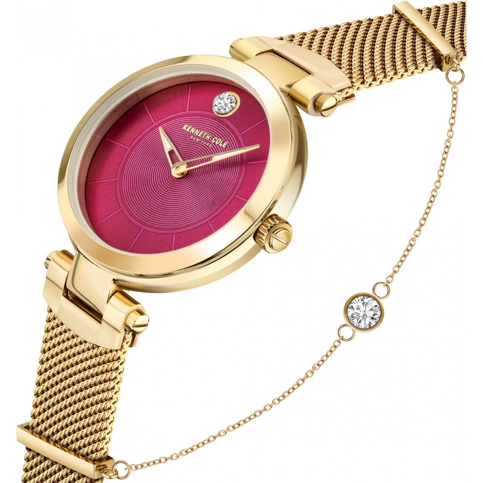 Kenneth Cole Kenneth Cole Women's KCWLG2106104 Classic 34mm Quartz Watch in Gold - 3