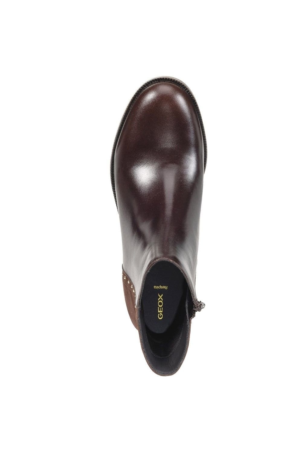 Geox Geox Women's D Camexia Ankle Boots in Dark Brown - 4